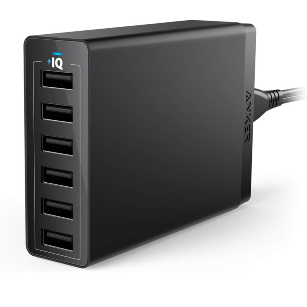 Anker Charger, 60W 6 Port Charging Station, PowerPort 6 Multi USB Charger